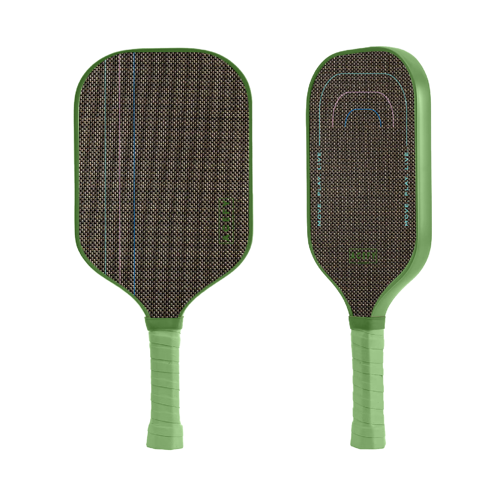acefy-pickleball-paddle-gold-titanium-forest-green-accent-3