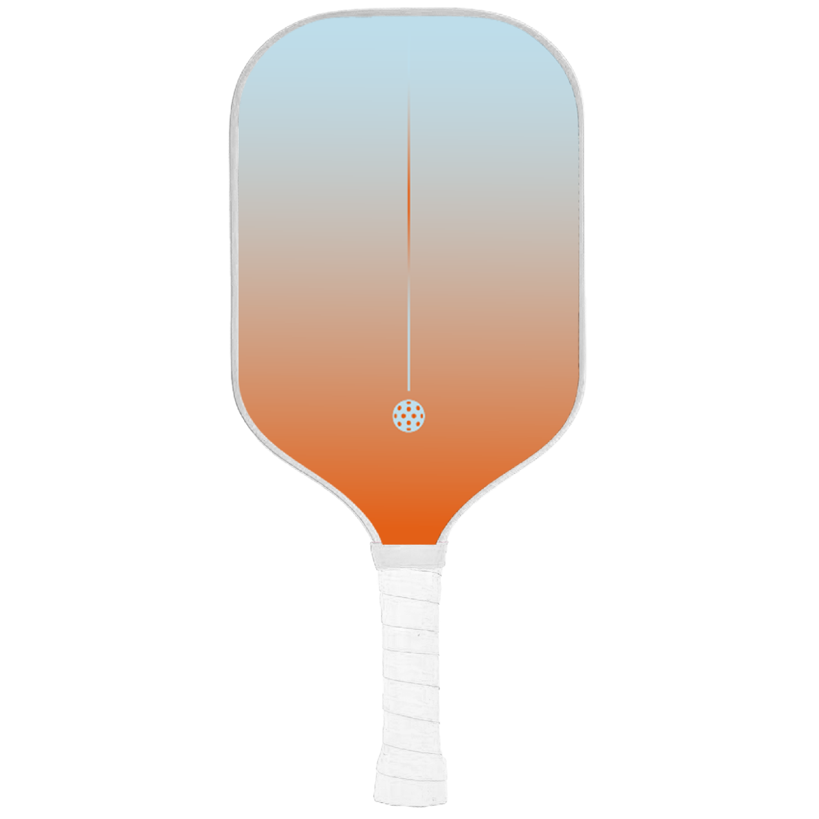 acefy-pickleball-paddle-orange-white-borderless-fiber-glass-2